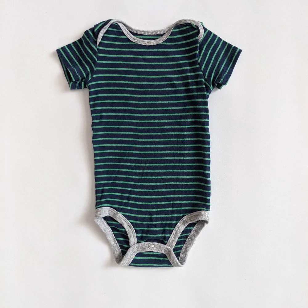 Carter's Bundle of Striped Short Sleeve Bodysuits